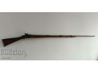 A flintlock rifle