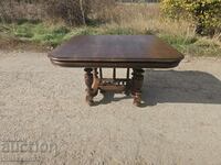 Antique walnut table, Renaissance. Henry II