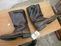 Military leather boots Aviation