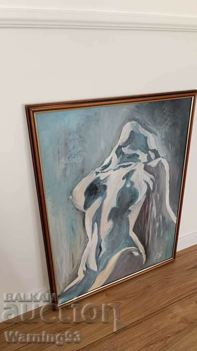 Παράδοση Πίνακας "The Body" - λάδι σε φέιζερ - SB - 80/63cm