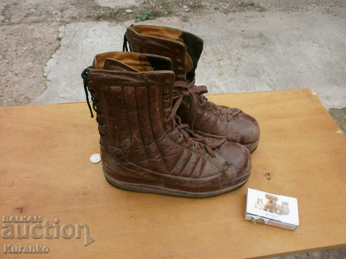 Military leather boots Aviation