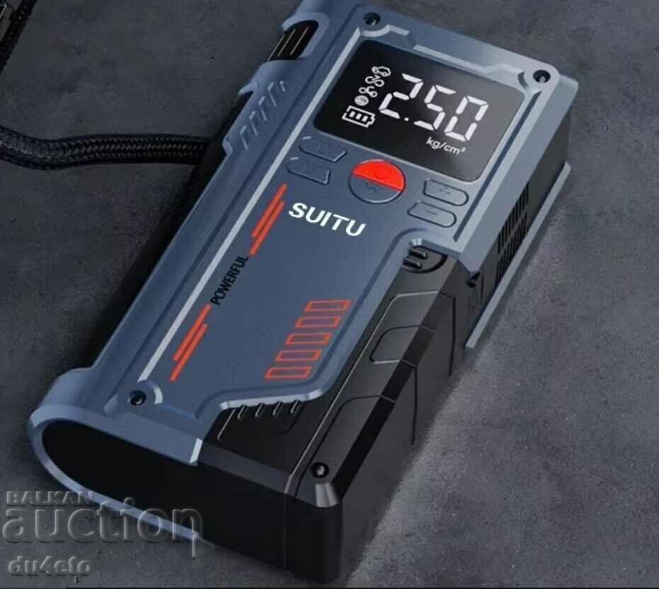 Auction Starter battery booster for car power bank 4 in 1 with compressor Auction Starter battery booster for car power bank 4 in 1 with compressor