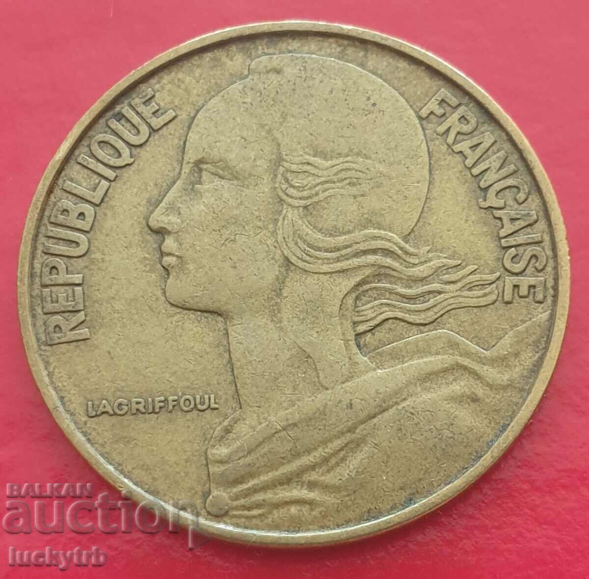 20 centimes 1962 - Γαλλία με τιμή 0.40 BGN | € 0.20