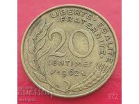 20 centimes 1962 - France