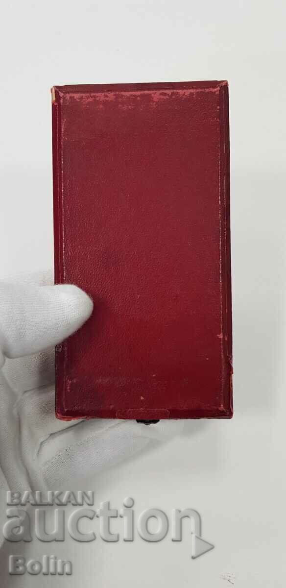 Rare royal box for Order of Military Merit 5st. Boris III with price 170.00 BGN | € 86.92 Rare royal box for Order of Military Merit 5st. Boris III with price 170.00 BGN | € 86.92