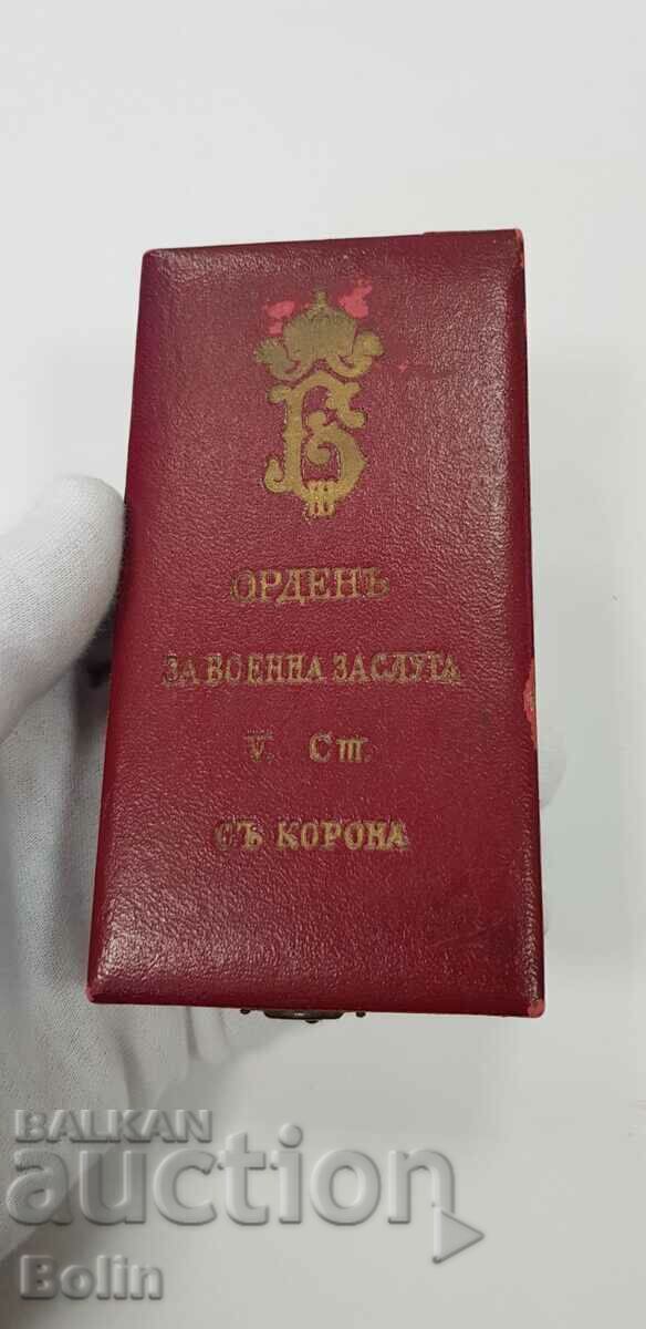 Delivery of Rare royal box for Order of Military Merit 5st. Boris III Delivery of Rare royal box for Order of Military Merit 5st. Boris III