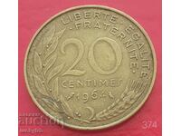 20 centimes 1964 - Γαλλία