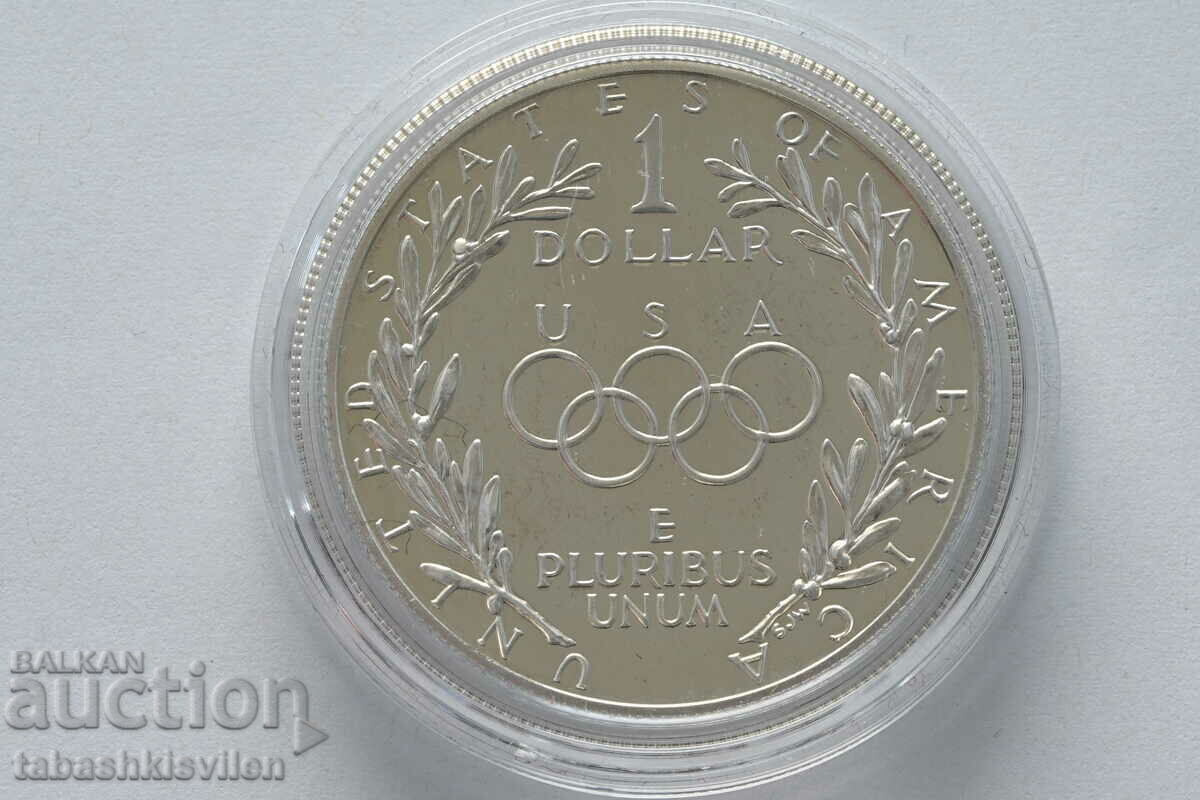 USA 1 Dollar 1988 Silver Coin Certificate 26.73g 900 with price 100.00 BGN | € 51.13 USA 1 Dollar 1988 Silver Coin Certificate 26.73g 900 with price 100.00 BGN | € 51.13