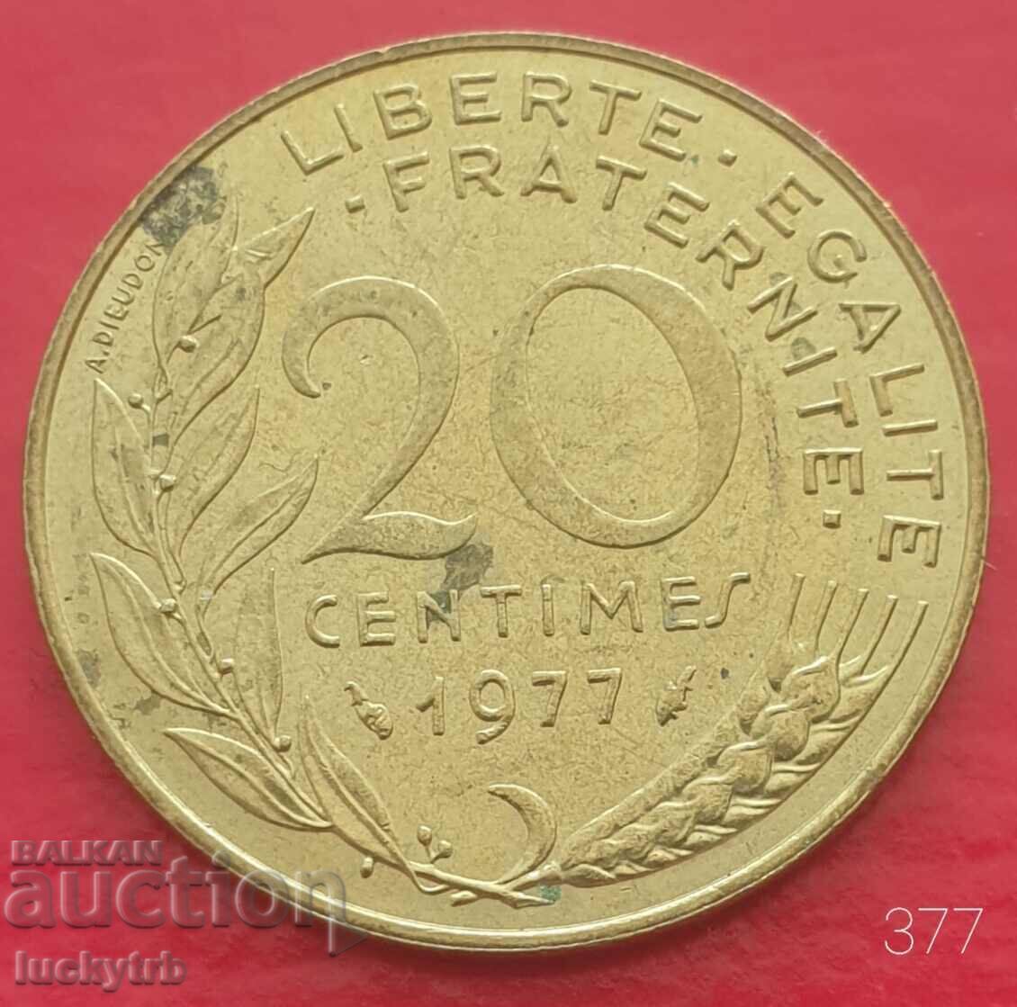 20 centimes 1977 - France 20 centimes 1977 - France