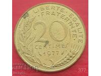 20 centimes 1977 - Γαλλία