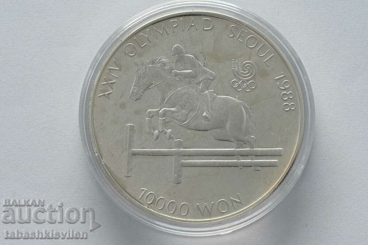 South Korea 10000 Won 1988 Olympic Games 33.62 g 925 proof South Korea 10000 Won 1988 Olympic Games 33.62 g 925 proof