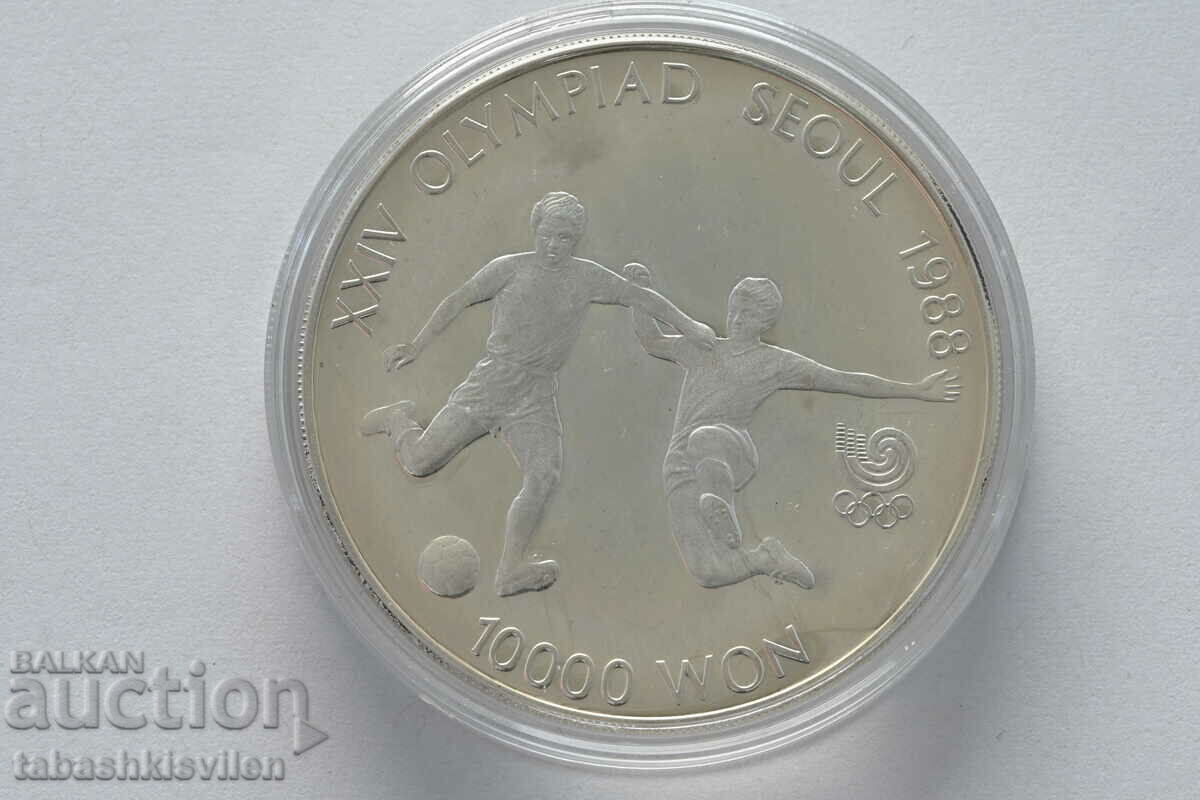 South Korea 10000 Won 1988 Olympic Games 33.62 g 925 proof South Korea 10000 Won 1988 Olympic Games 33.62 g 925 proof