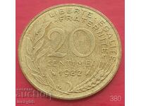 20 centimes 1982 - France