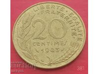 20 centimes 1983 - Γαλλία