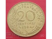 20 centimes 1984 - Γαλλία