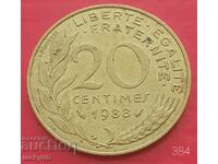 20 centimes 1988 - France