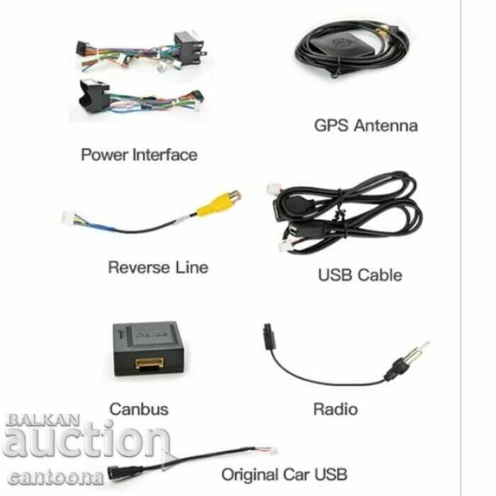 Navigație GPS cu Android 13, afișaj tactil de 7 inchi, pentru Volkswagen - 7