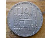 10 franci 1947 - Algeria (colonie franceză)