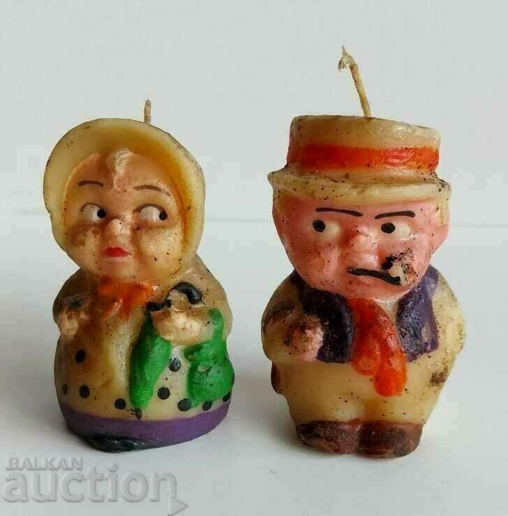 . LOT CANDLES CANDLE WOMAN AND HUSBAND GRANDMOTHER AND GRANDFATHER with price 12.00 BGN | € 6.14 . LOT CANDLES CANDLE WOMAN AND HUSBAND GRANDMOTHER AND GRANDFATHER with price 12.00 BGN | € 6.14