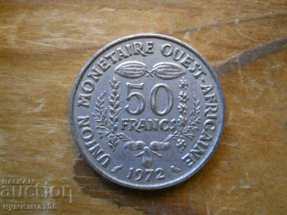 50 francs 1972 - West Africa