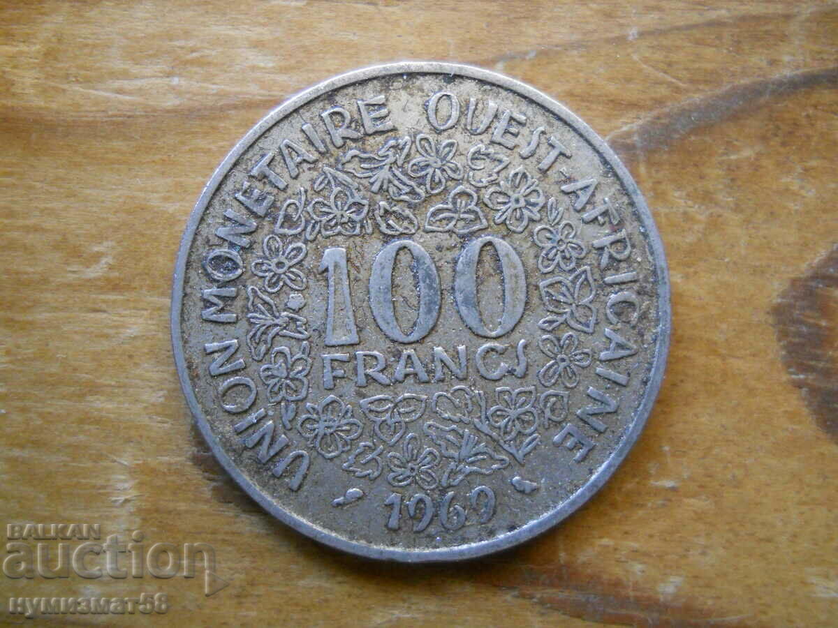 100 de franci 1960 - Africa de Vest