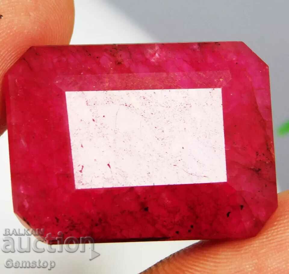 BZC! 55.45k natural ruby emerald cert. VGTL of 1 st!