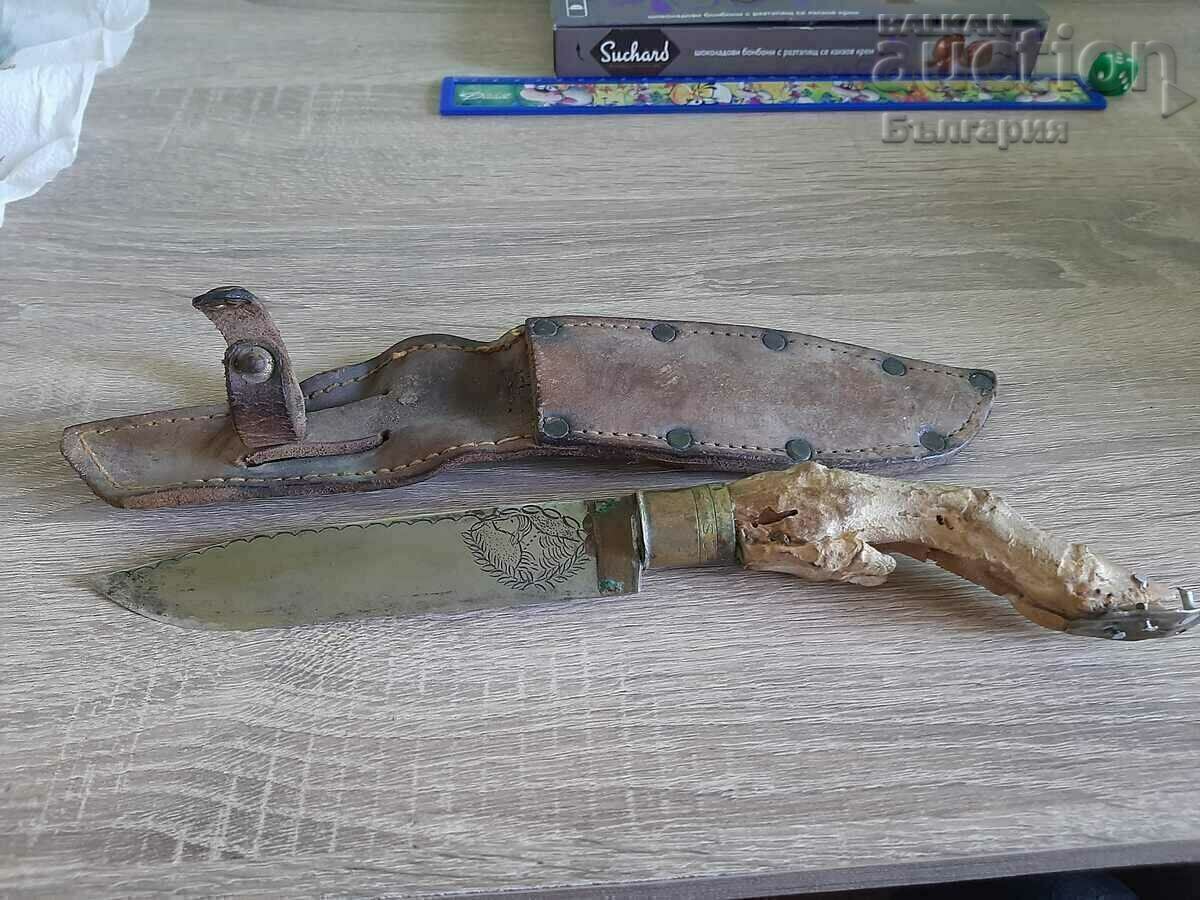 Stagfoot handle knife Stagfoot handle knife