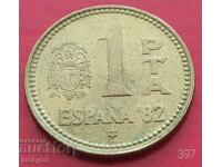 1 Peseta 1980 "81" - Spain