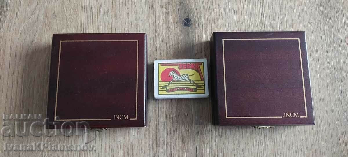 Wooden boxes 2 pieces for collectors - 6