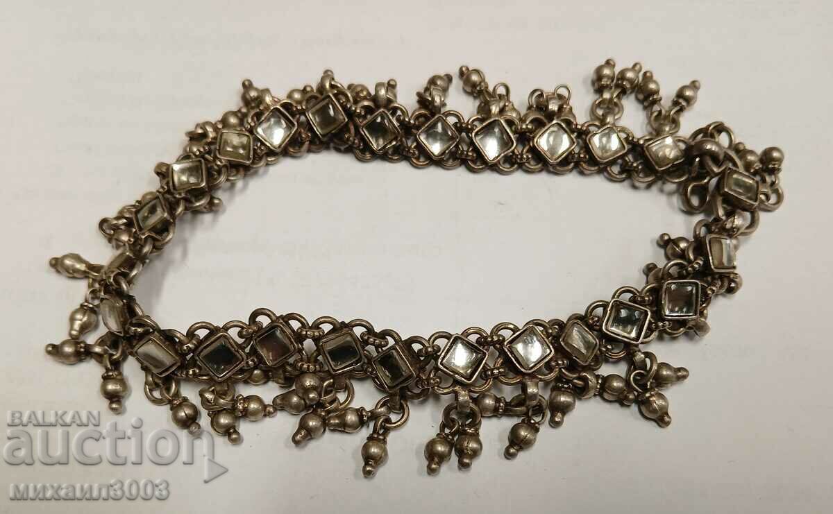 OLD HANDMADE SILVER ANKLE BRACELET with price 345.99 BGN | € 176.90 OLD HANDMADE SILVER ANKLE BRACELET with price 345.99 BGN | € 176.90