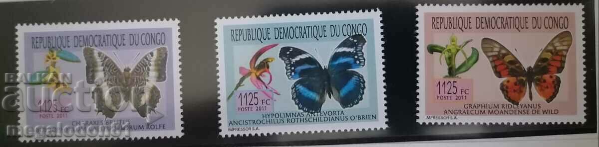 Delivery of Republic of the Congo - fauna, butterflies Delivery of Republic of the Congo - fauna, butterflies