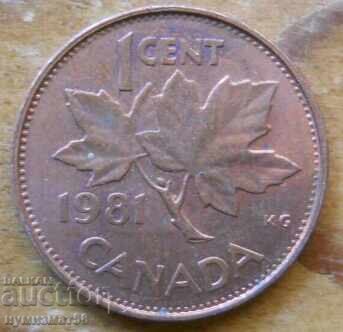 1 cent 1981 - Canada