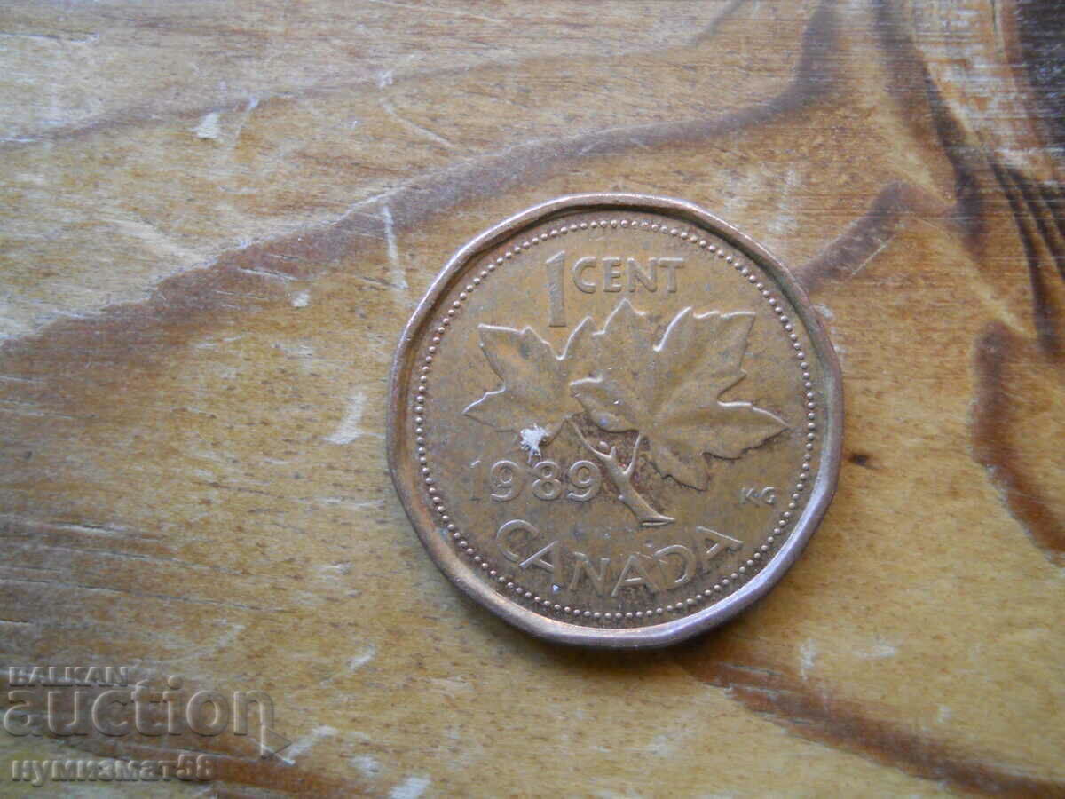 1 cent 1989 - Canada