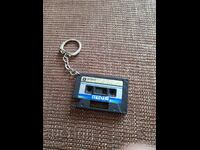 Old Maxwell Audio Cassette Keychain