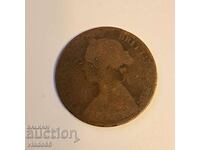 Halfpenny 1875