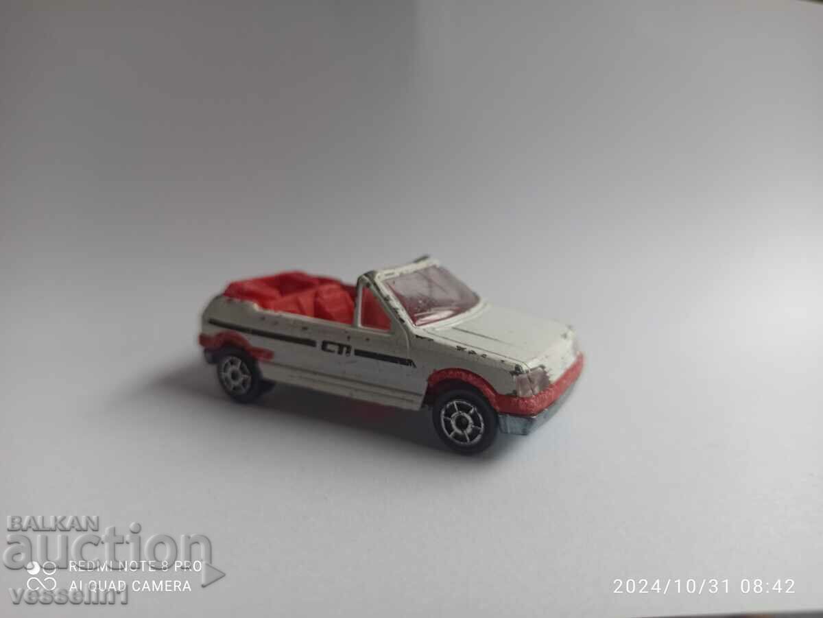 Стара метална количка Peugeot GTI 1/53 majorette