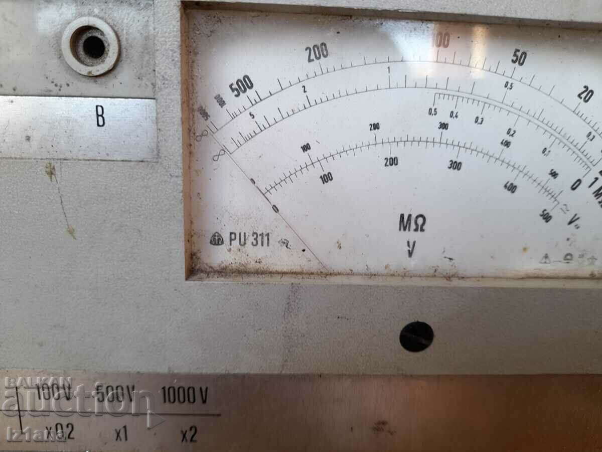 Old multimeter PU 311 with price 37.00 BGN | € 18.92 Old multimeter PU 311 with price 37.00 BGN | € 18.92