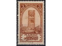 France/Morocco-1923-Ordinary-mosque in Marrakesh, MNH