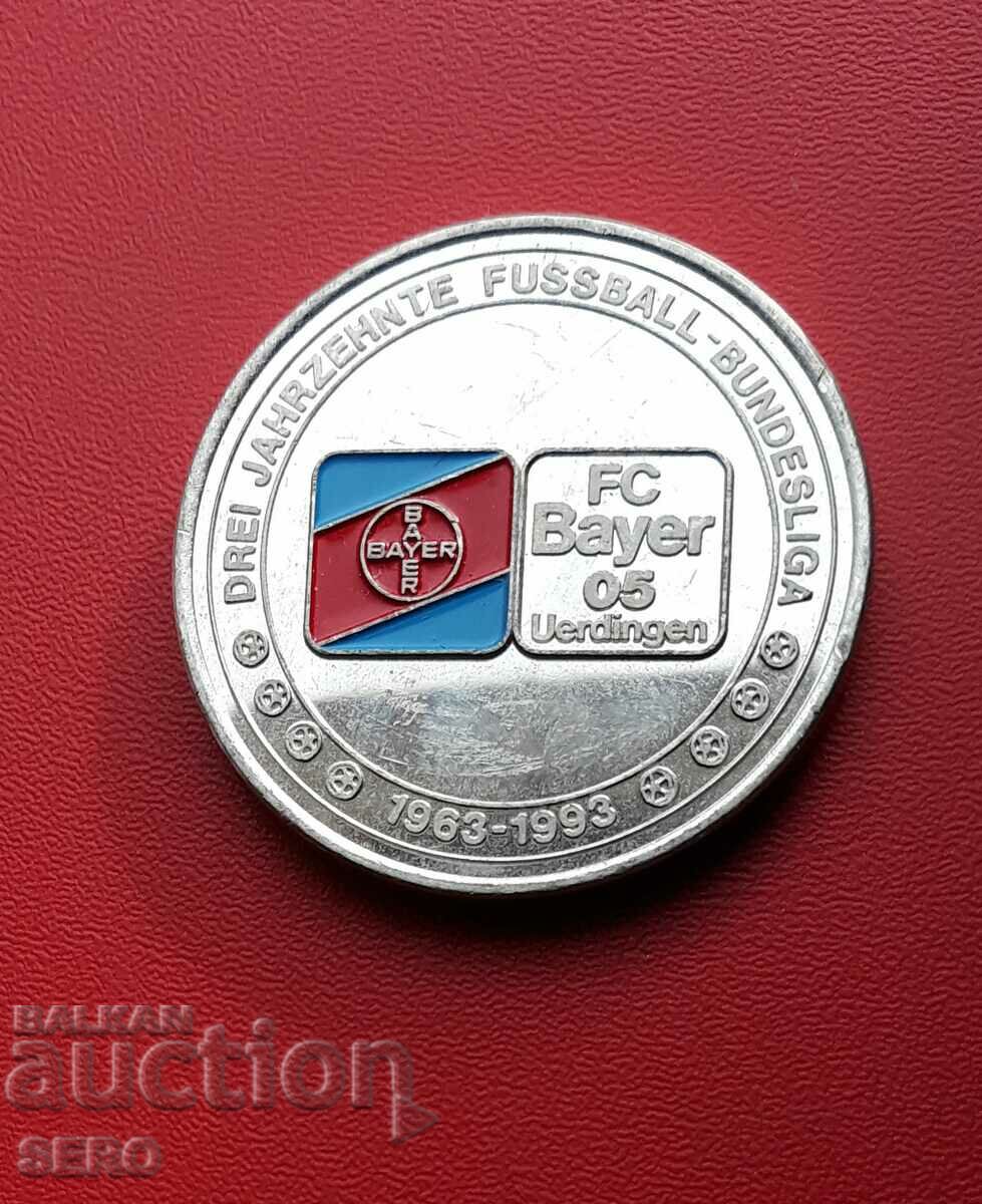 Germany - Plaque Football Club Bayer Jurdingen 1993