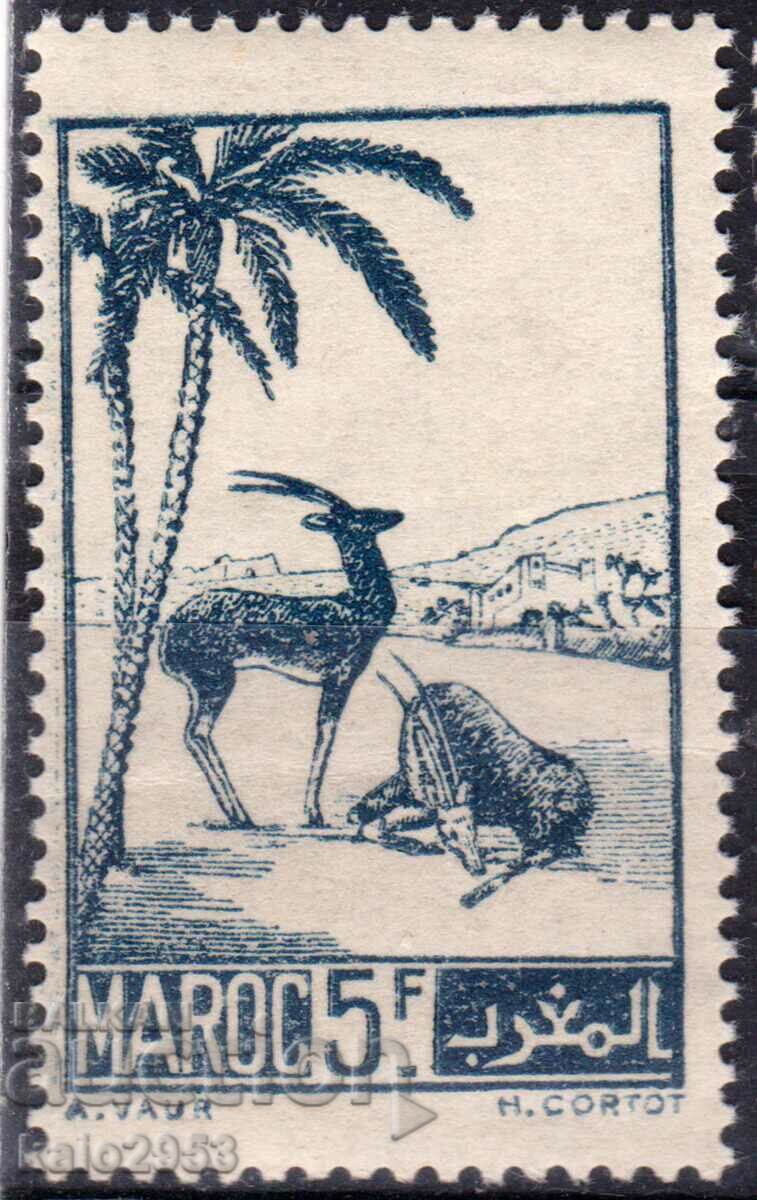 Γαλλία/Μαρόκο-1939-Regular-Gazelle,MNH