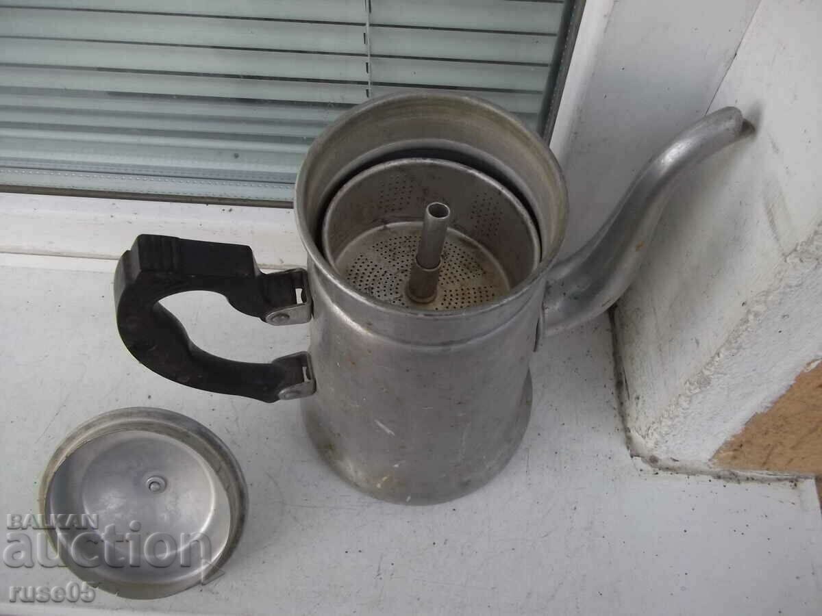 Old aluminum jug from Soca for coffee, tea and others - 5 Old aluminum jug from Soca for coffee, tea and others - 5