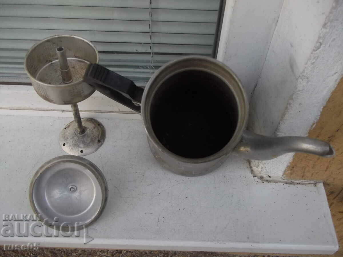 Old aluminum jug from Soca for coffee, tea and others - 6 Old aluminum jug from Soca for coffee, tea and others - 6