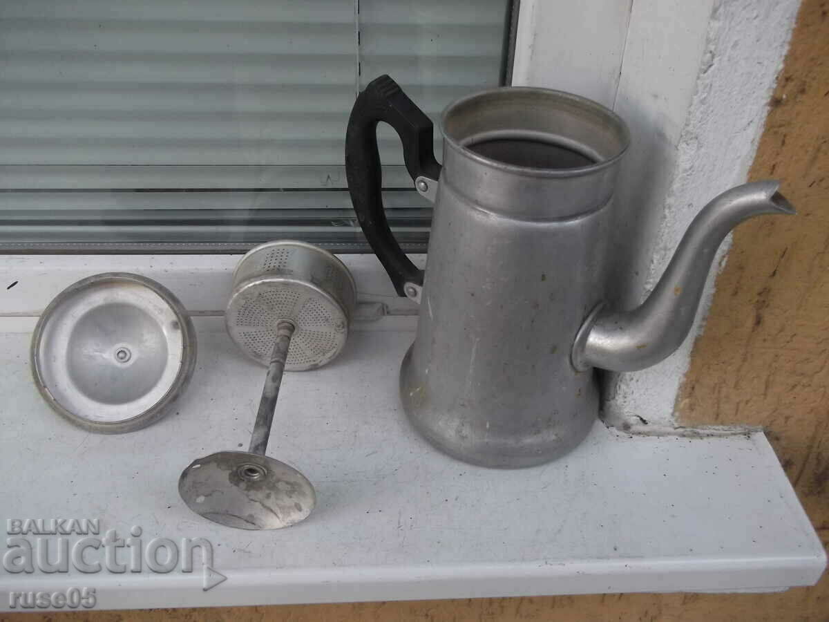 Old aluminum jug from Soca for coffee, tea and others - 7 Old aluminum jug from Soca for coffee, tea and others - 7