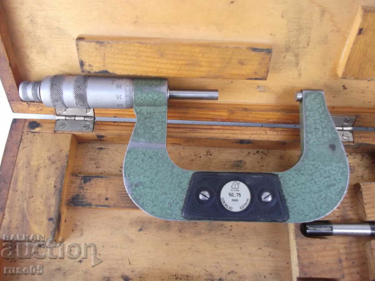 Δημοπρασία Μικρόμετρο "50 - 75 mm" γερμανικής εργασίας - 1 Δημοπρασία Μικρόμετρο "50 - 75 mm" γερμανικής εργασίας - 1