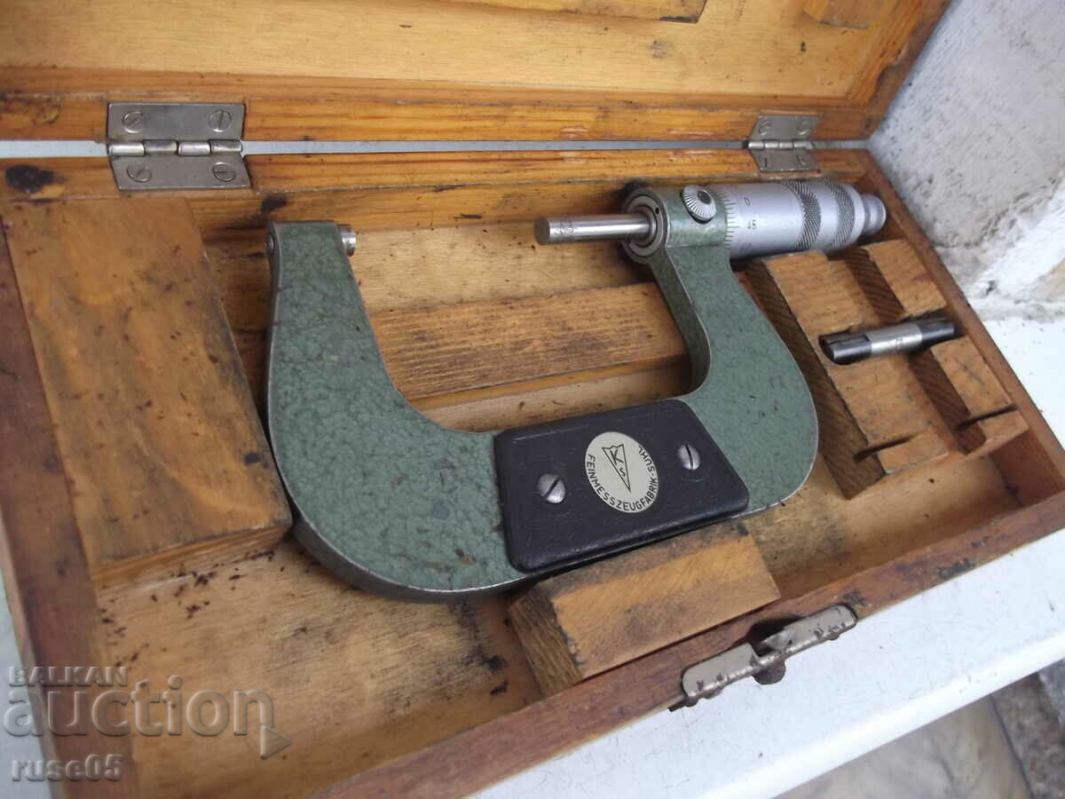 Παράδοση Μικρόμετρο "50 - 75 mm" γερμανικής εργασίας - 1 Παράδοση Μικρόμετρο "50 - 75 mm" γερμανικής εργασίας - 1