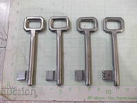 Lot of 4 pcs. the lock key