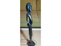 Wood carving Africa massif 33cm