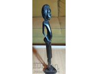 Sculptură în lemn masiv Africa 33cm