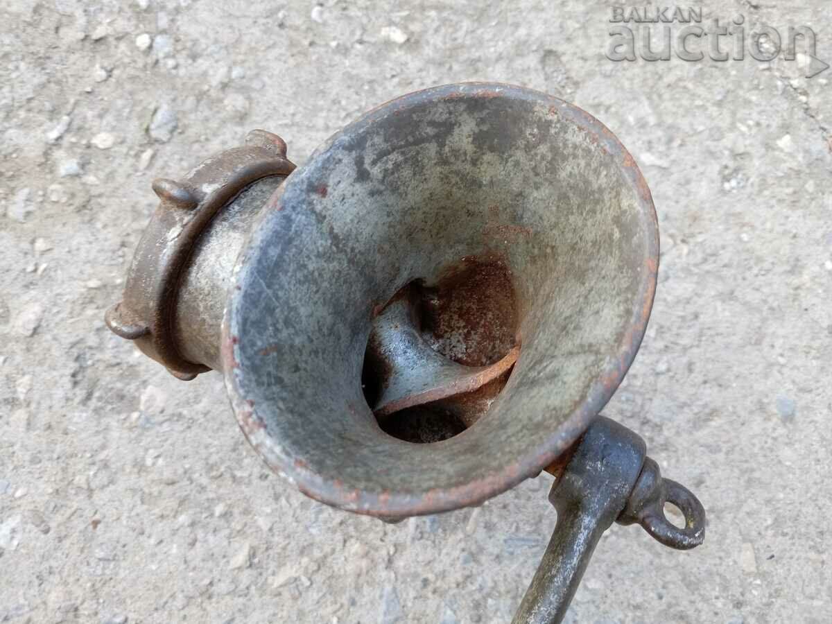 Old metal meat grinder machine for grinding meat - 6