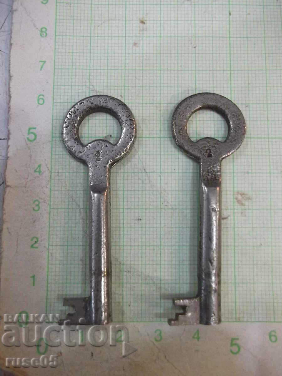 Lot of 2 pcs. the lock key